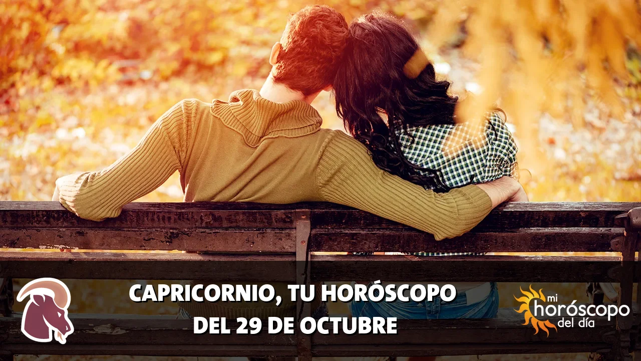 Horóscopo de Capricornio del jueves 29 de octubre de 2026