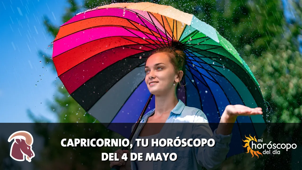 Horóscopo de Capricornio del lunes 4 de mayo de 2026