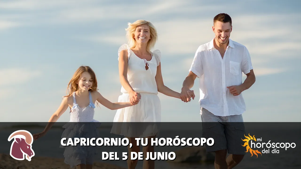 Horóscopo de Capricornio del viernes 5 de junio de 2026