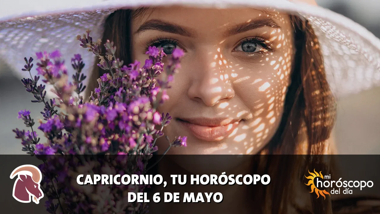 Horóscopo de Capricornio del miércoles 6 de mayo de 2026