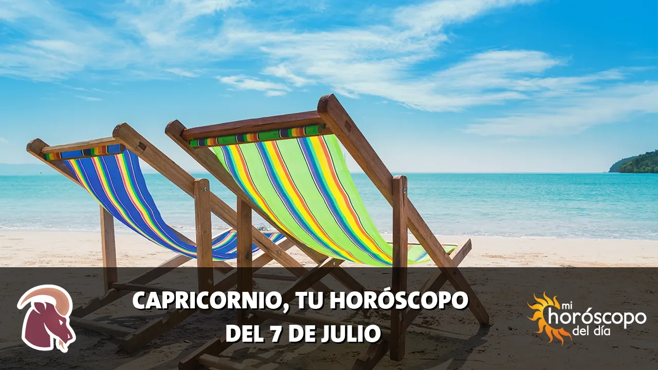 Horóscopo de Capricornio del martes 7 de julio de 2026