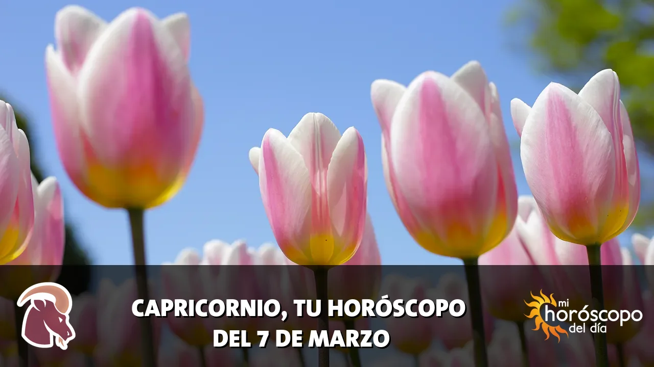 Horóscopo de Capricornio del sábado 7 de marzo de 2026