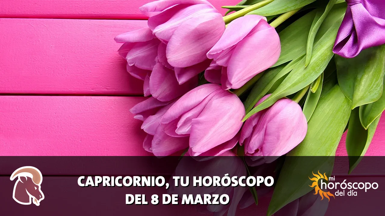 Horóscopo de Capricornio del domingo 8 de marzo de 2026