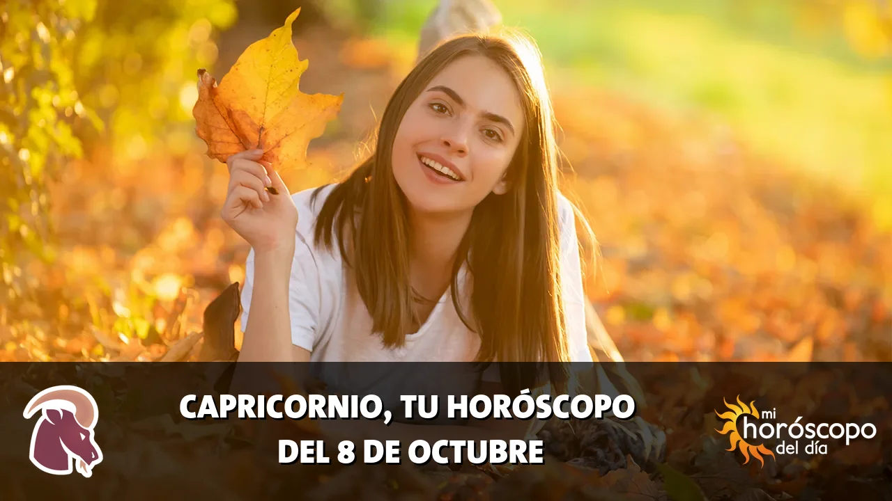 Horóscopo de Capricornio del jueves 8 de octubre de 2026