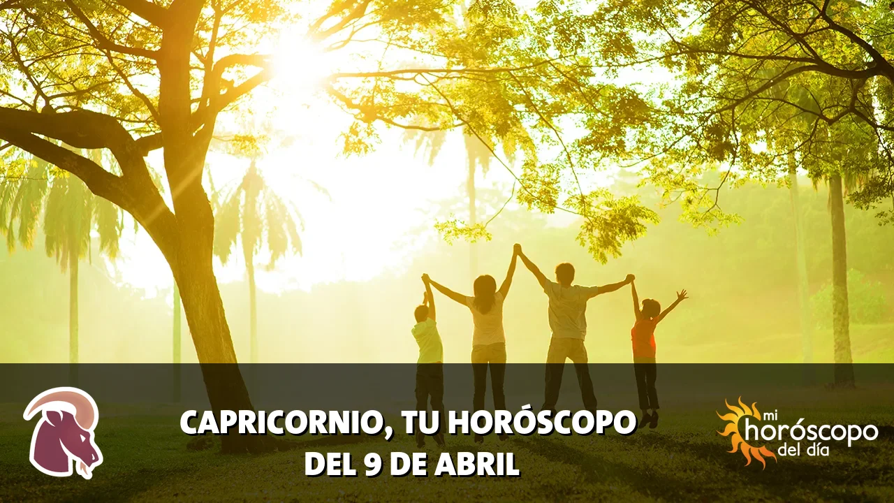 Horóscopo de Capricornio del jueves 9 de abril de 2026