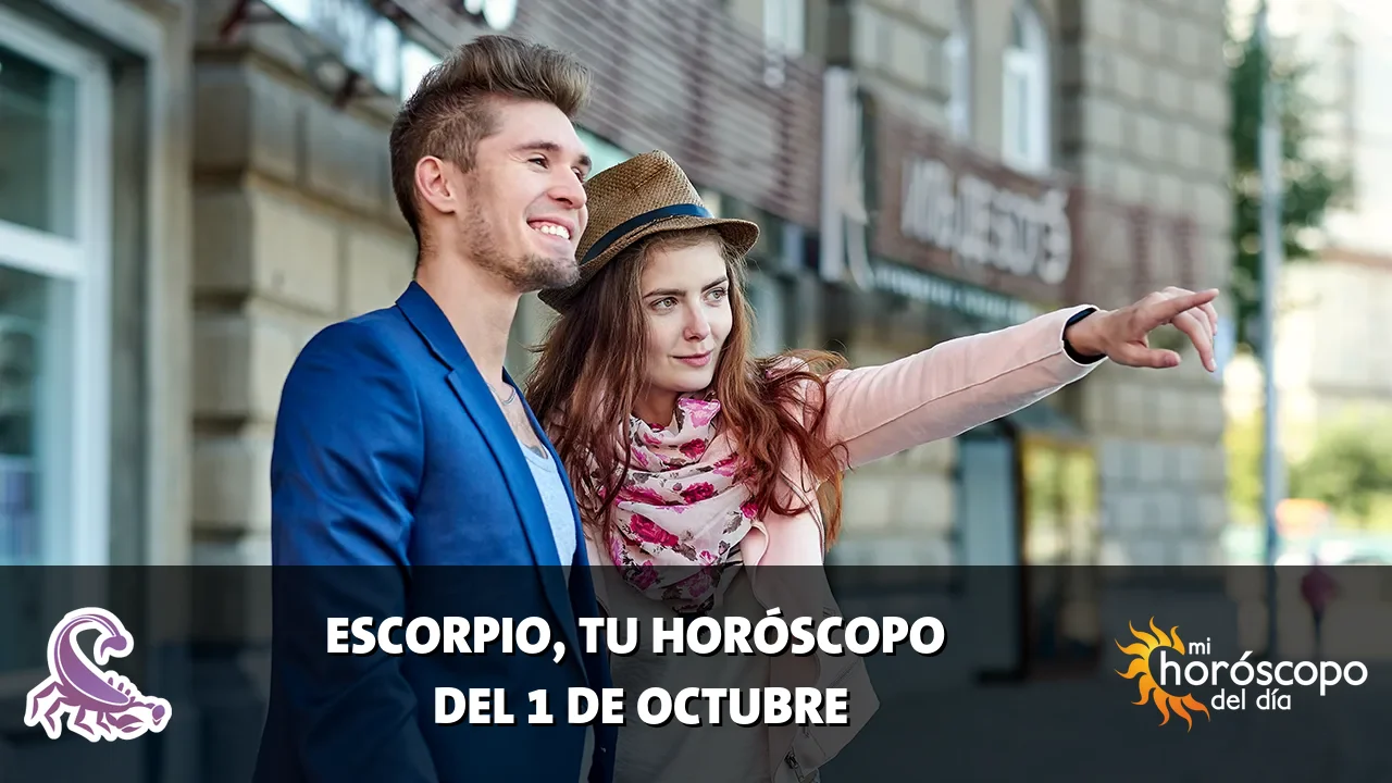 Horóscopo de Escorpio del jueves 1 de octubre de 2026