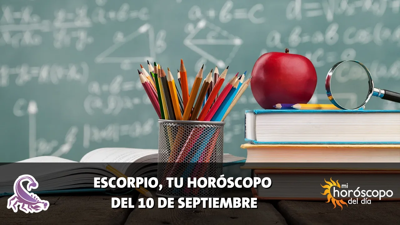 Horóscopo de Escorpio del jueves 10 de septiembre de 2026