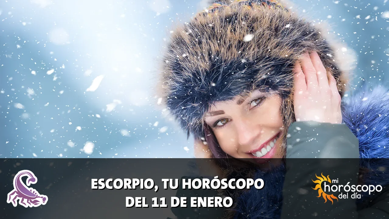 Horóscopo de Escorpio del domingo 11 de enero de 2026