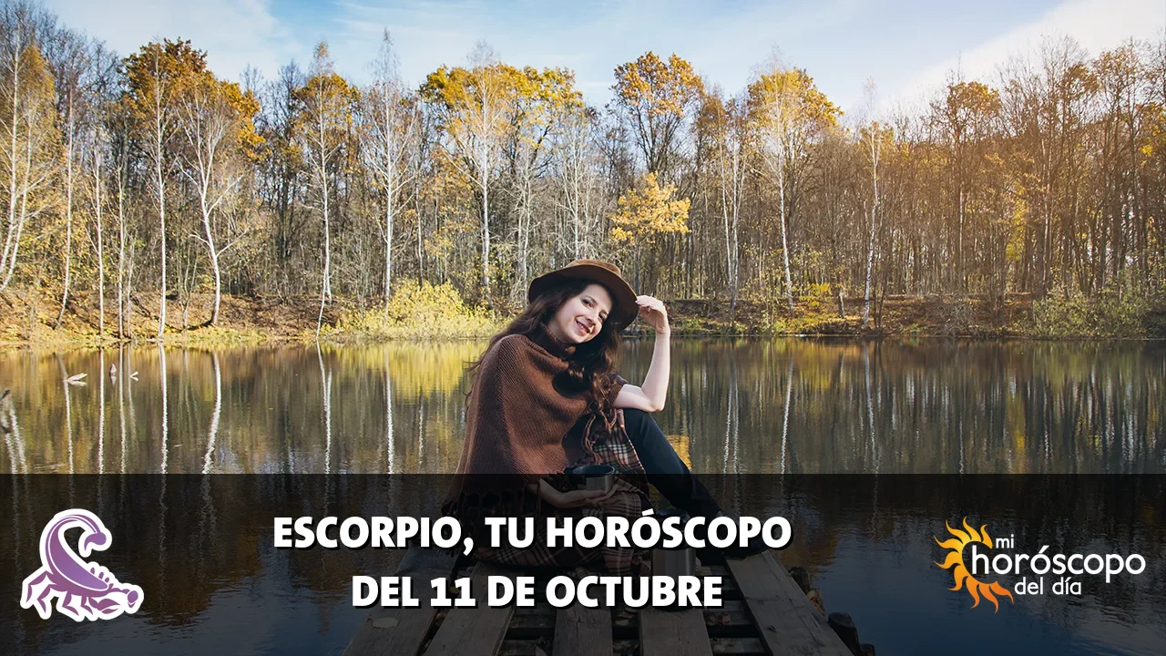 Horóscopo de Escorpio del domingo 11 de octubre de 2026