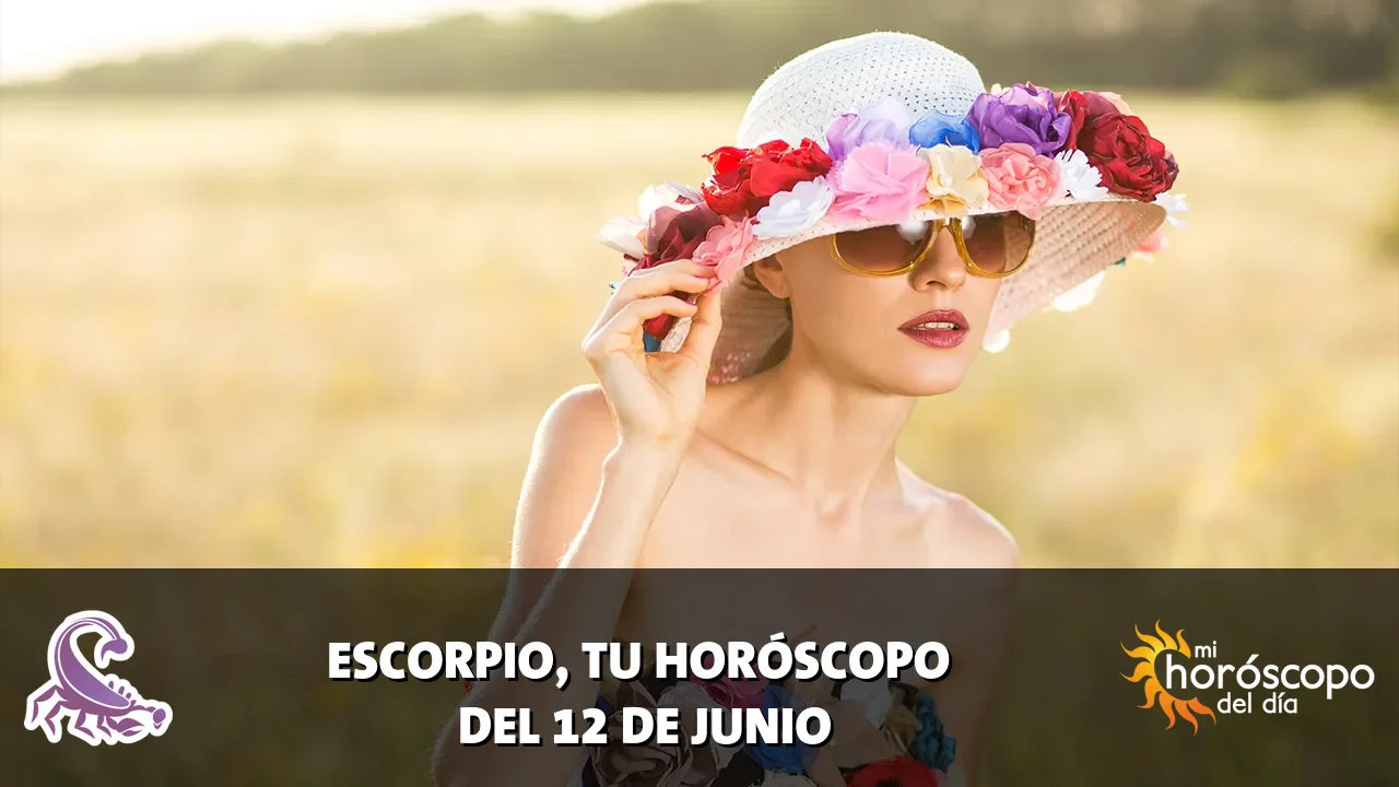 Horóscopo de Escorpio del viernes 12 de junio de 2026