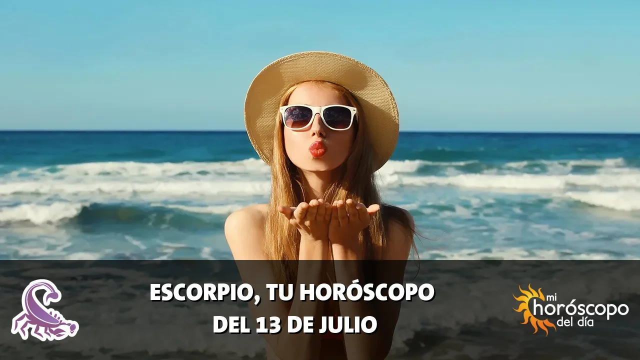 Horóscopo de Escorpio del lunes 13 de julio de 2026
