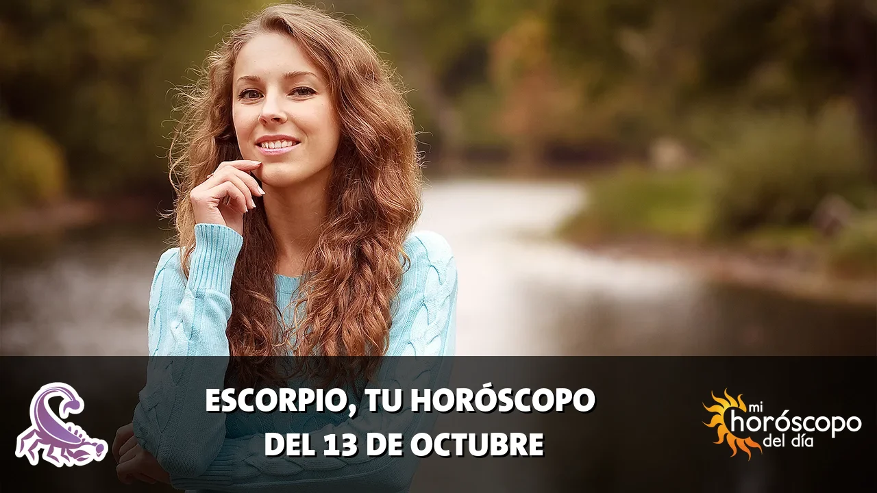 Horóscopo de Escorpio del martes 13 de octubre de 2026