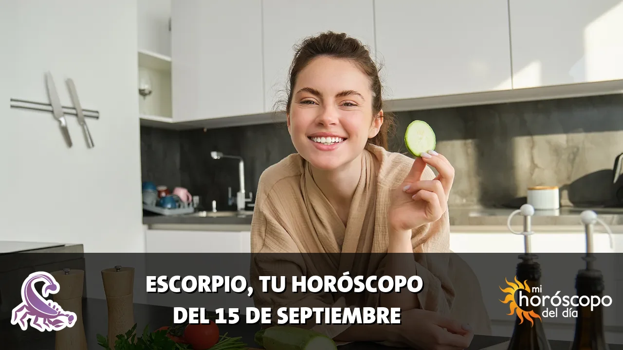Horóscopo de Escorpio del martes 15 de septiembre de 2026