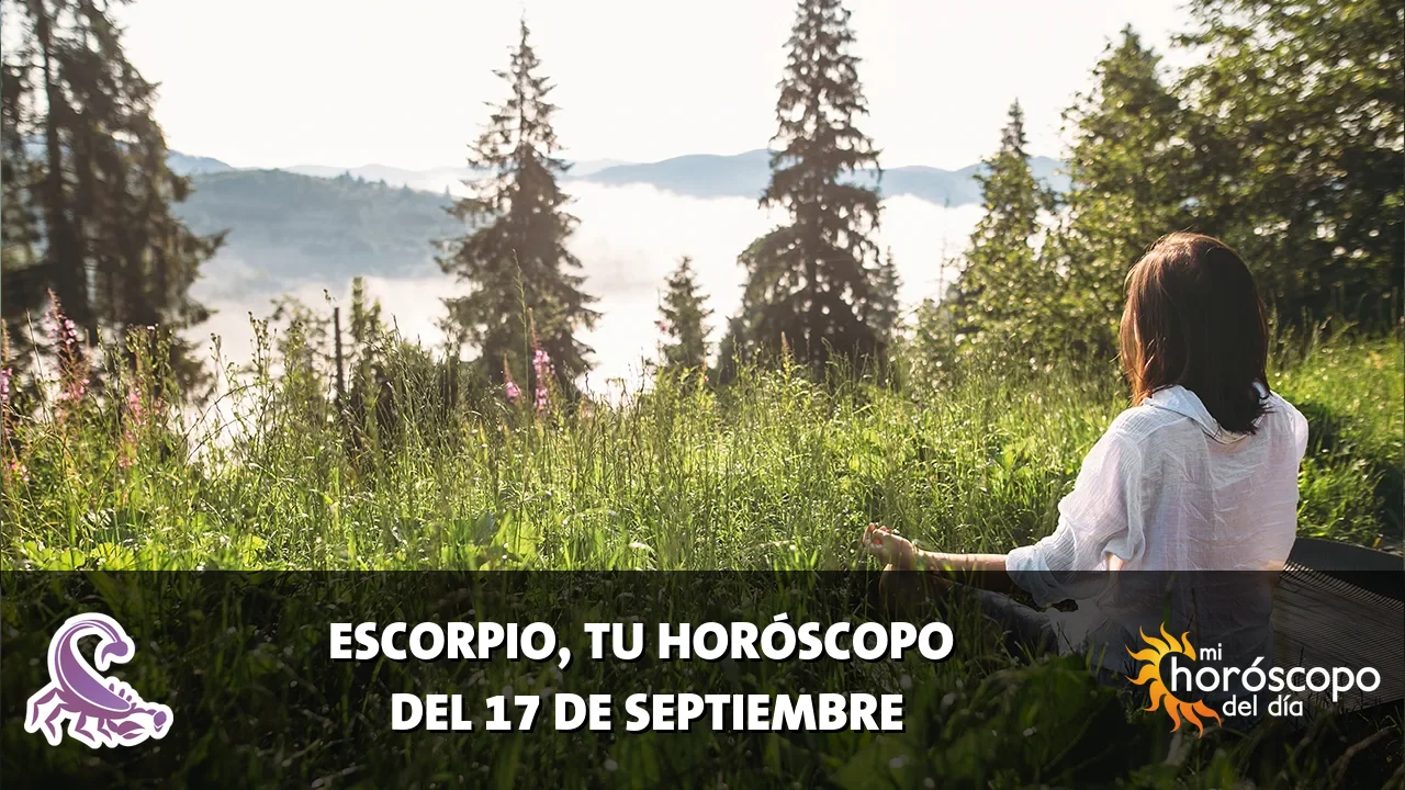 Horóscopo de Escorpio del jueves 17 de septiembre de 2026