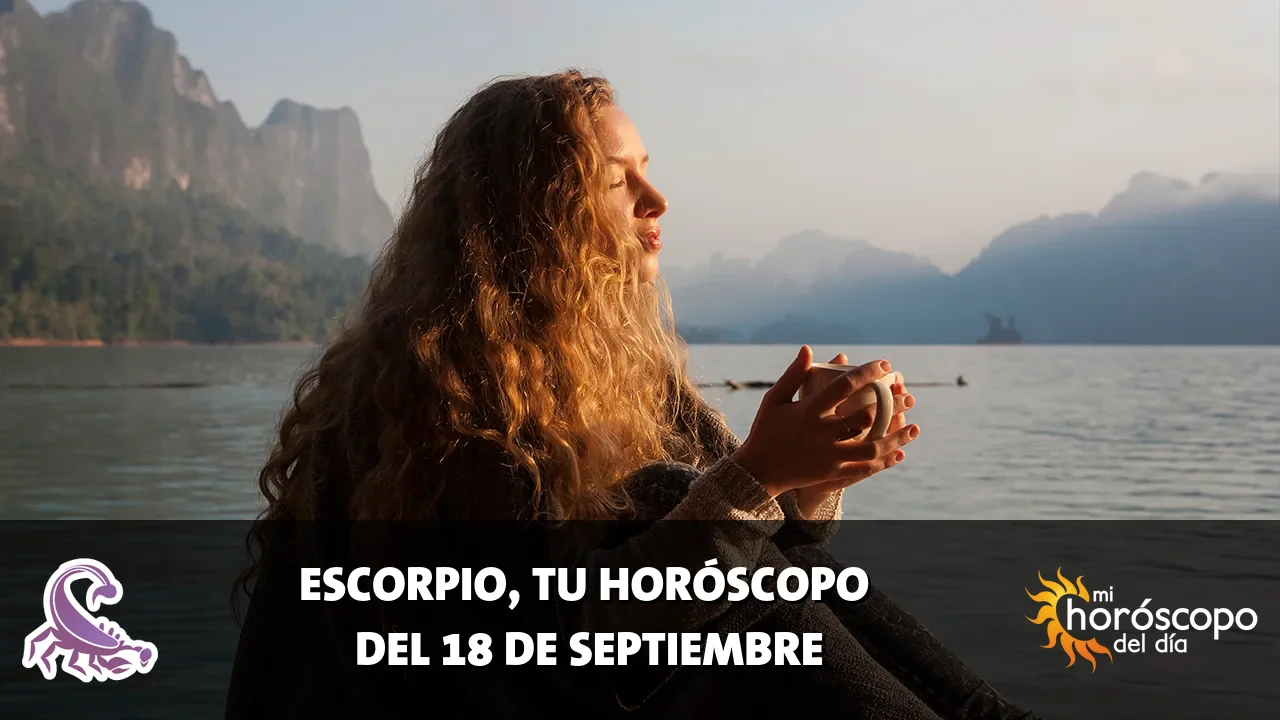 Horóscopo de Escorpio del viernes 18 de septiembre de 2026