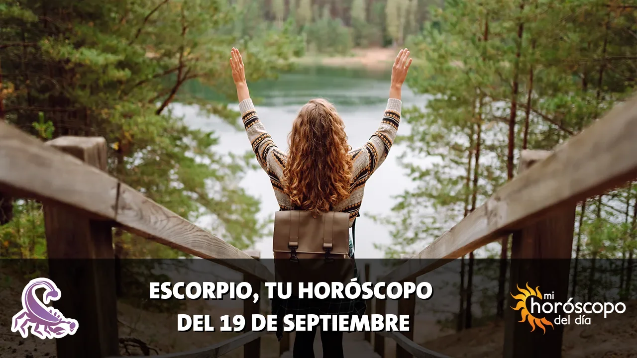 Horóscopo de Escorpio del sábado 19 de septiembre de 2026