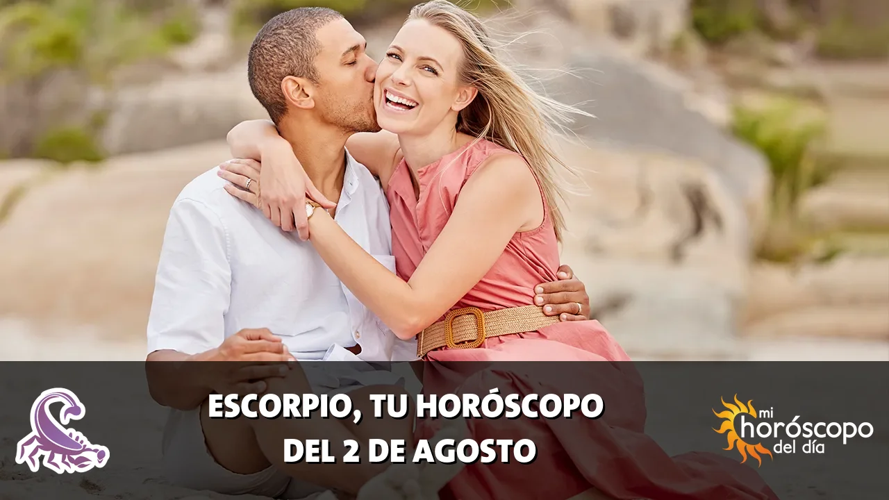 Horóscopo de Escorpio del domingo 2 de agosto de 2026