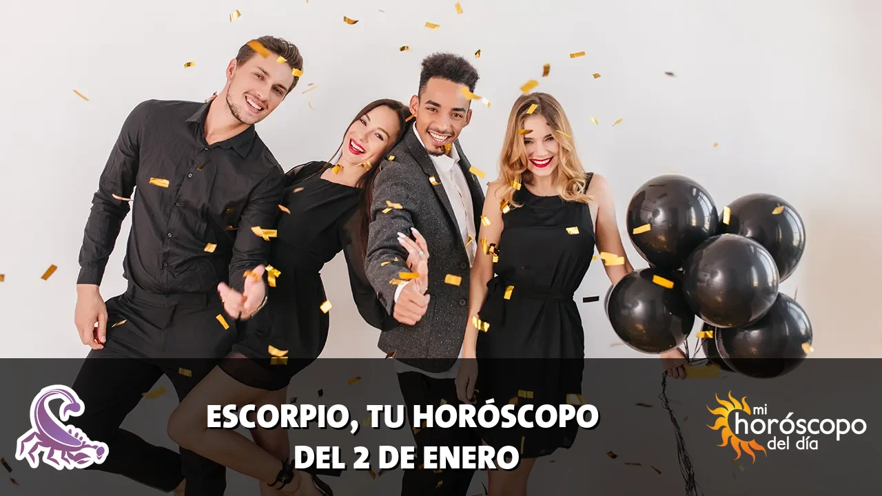 Horóscopo de Escorpio del viernes 2 de enero de 2026