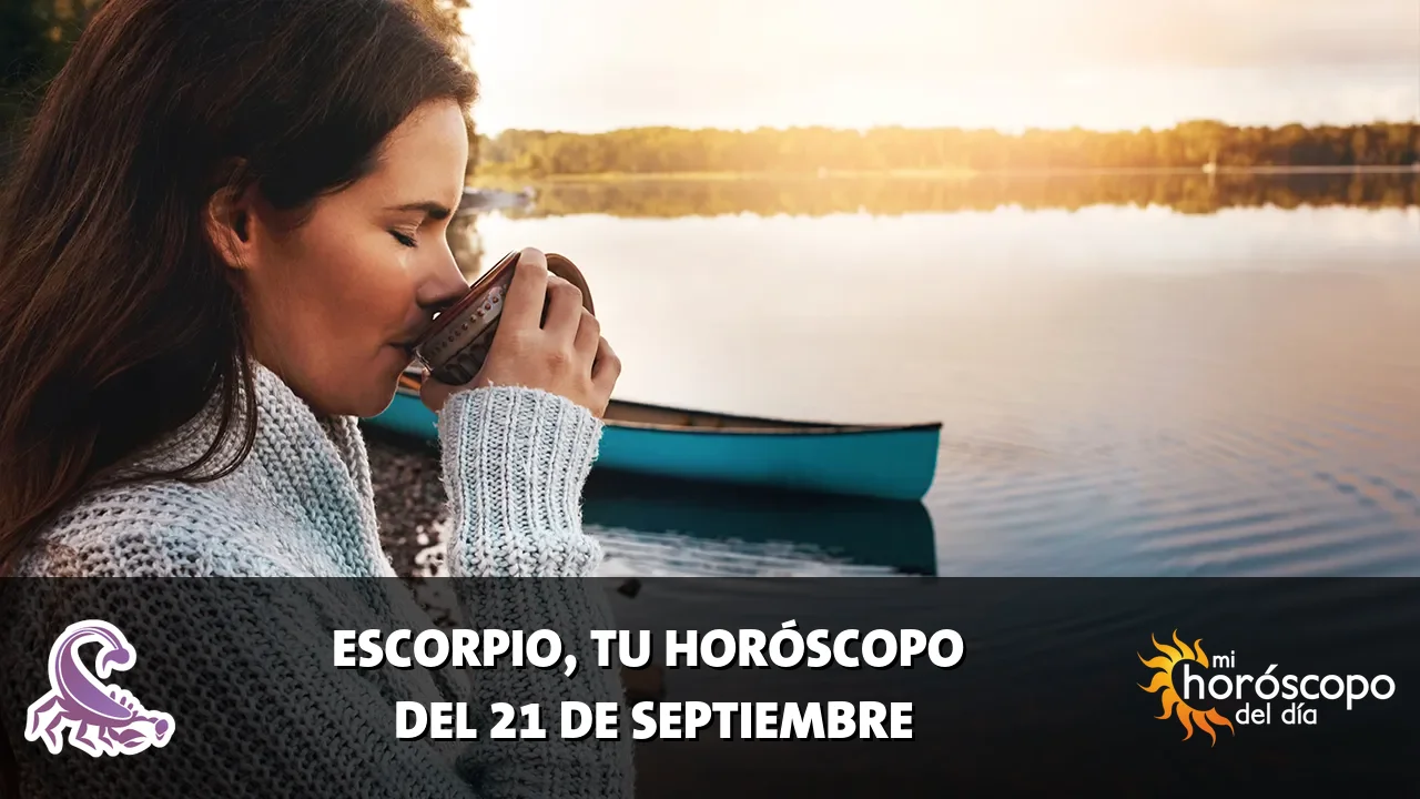 Horóscopo de Escorpio del lunes 21 de septiembre de 2026