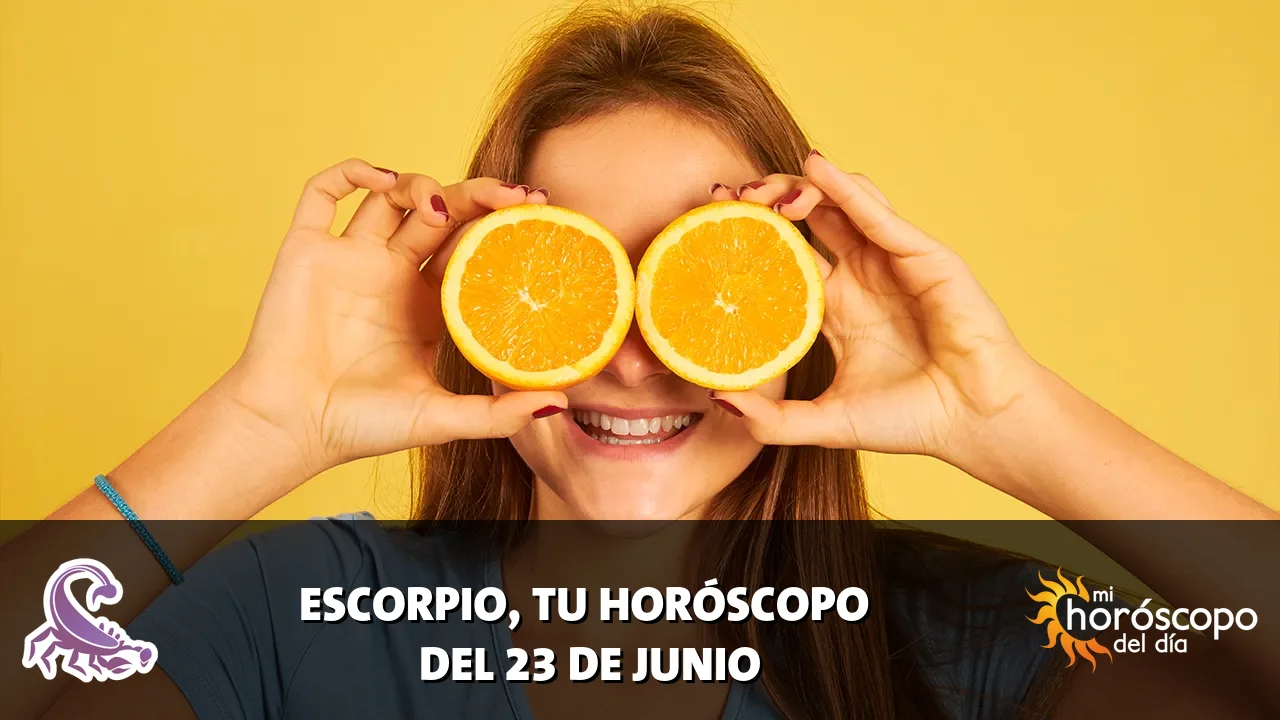 Horóscopo de Escorpio del martes 23 de junio de 2026