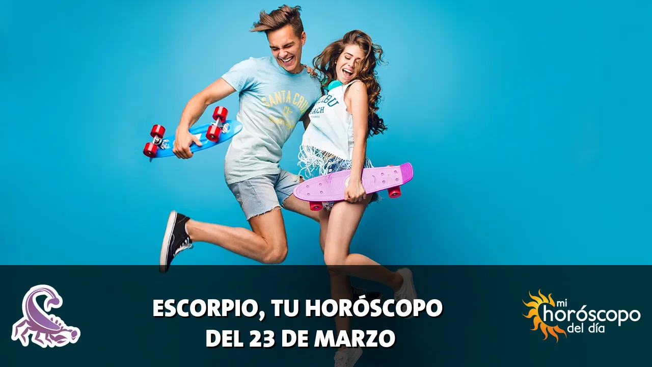 Horóscopo de Escorpio del lunes 23 de marzo de 2026