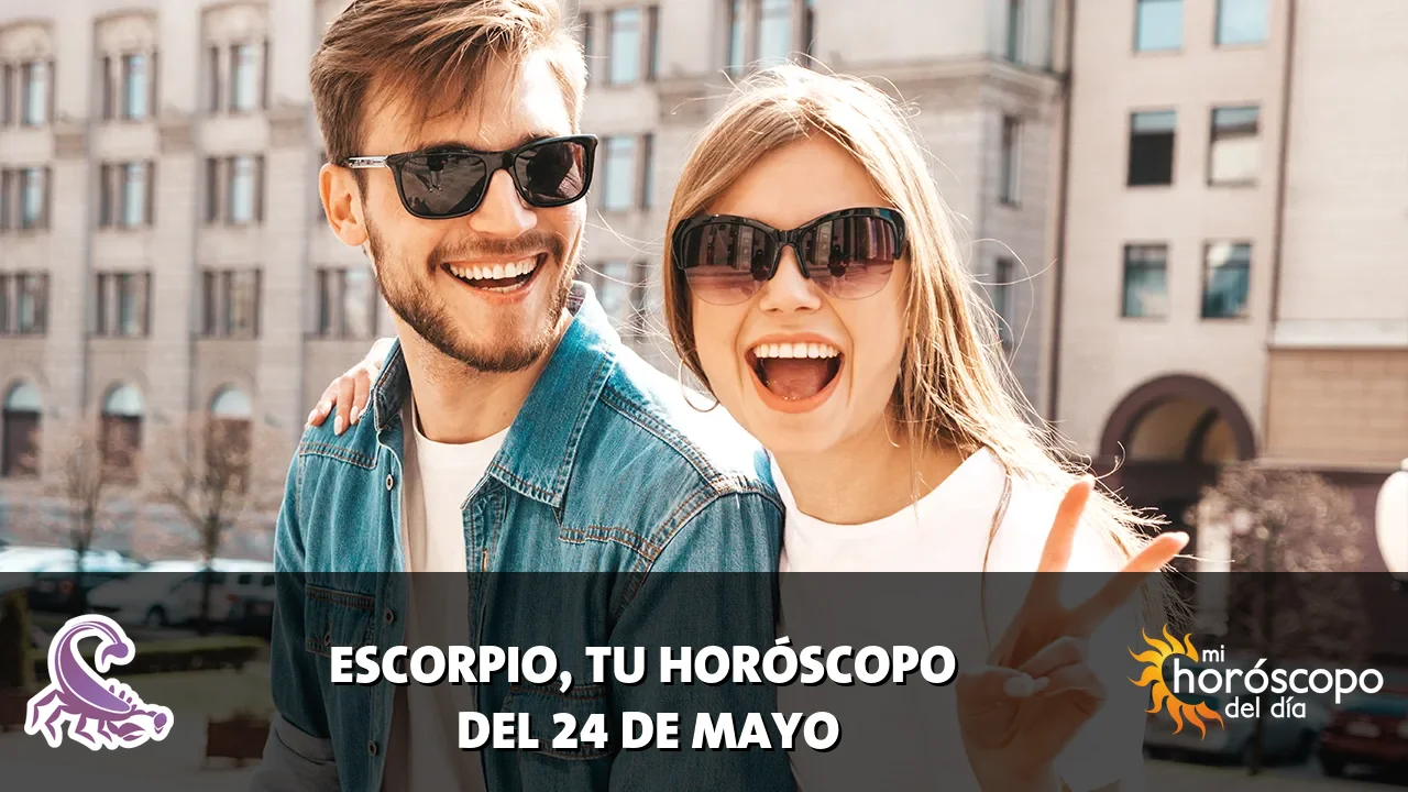 Horóscopo de Escorpio del domingo 24 de mayo de 2026