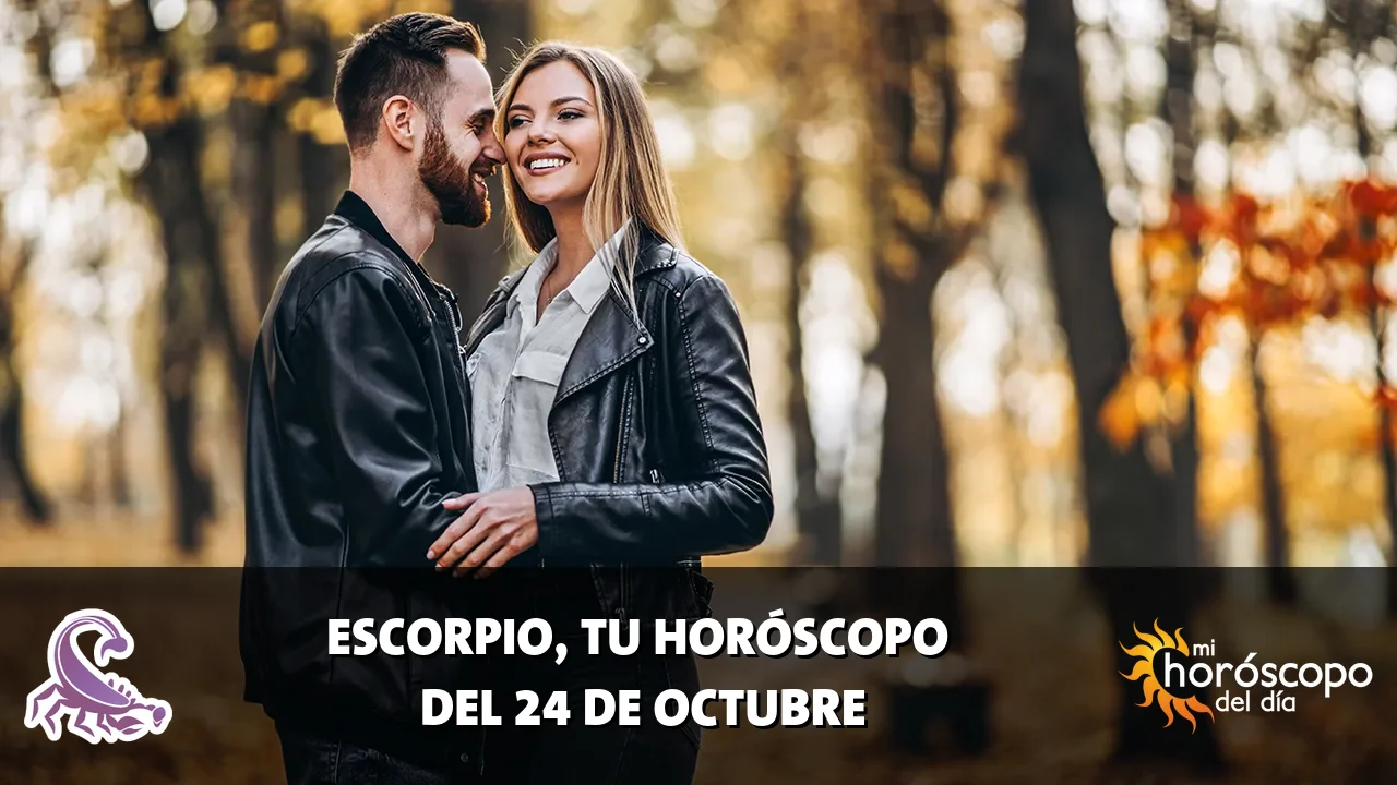 Horóscopo de Escorpio del sábado 24 de octubre de 2026