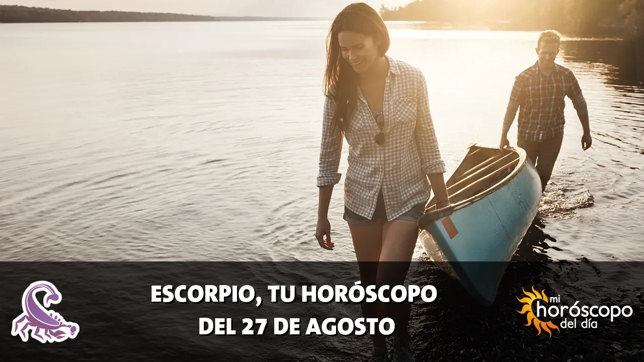 Horóscopo de Escorpio del jueves 27 de agosto de 2026