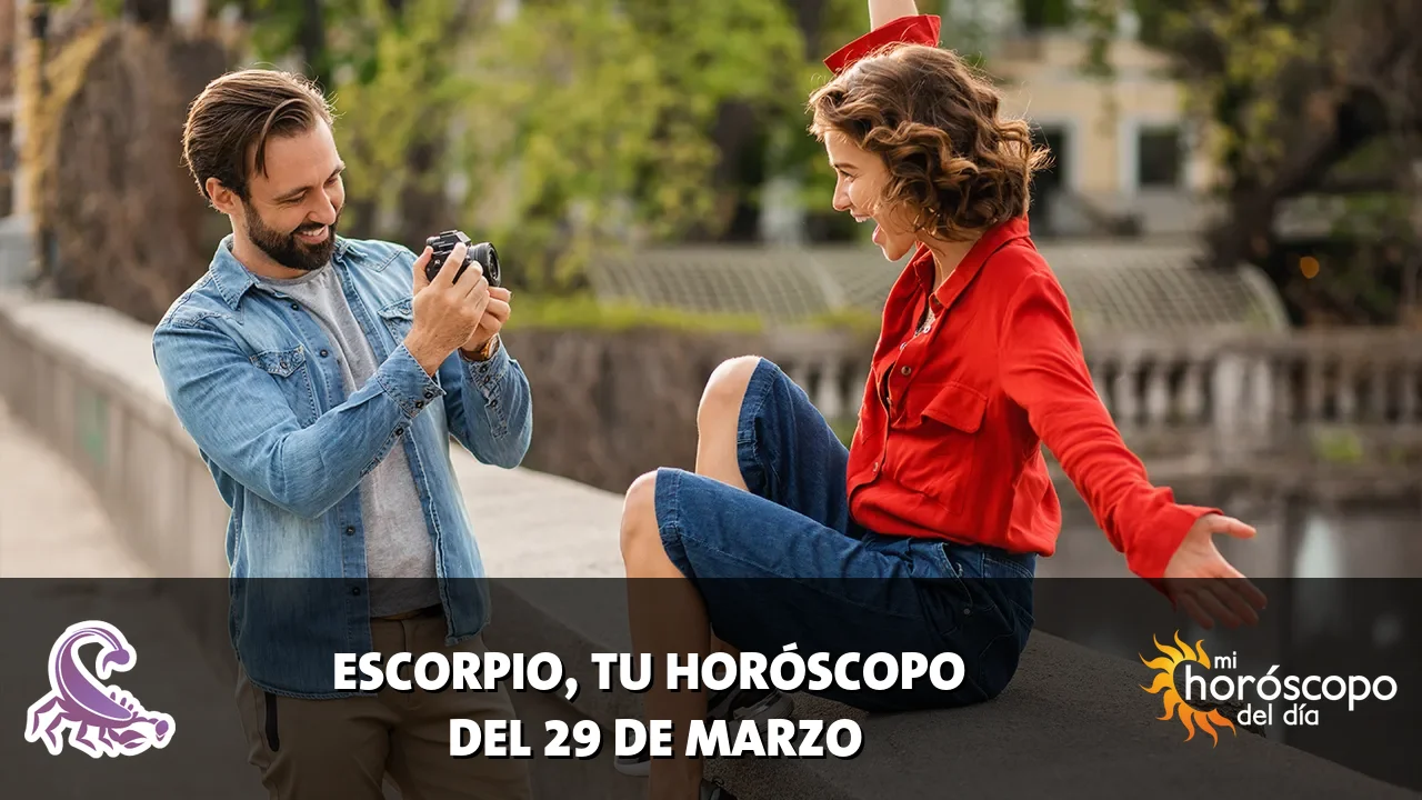 Horóscopo de Escorpio del domingo 29 de marzo de 2026