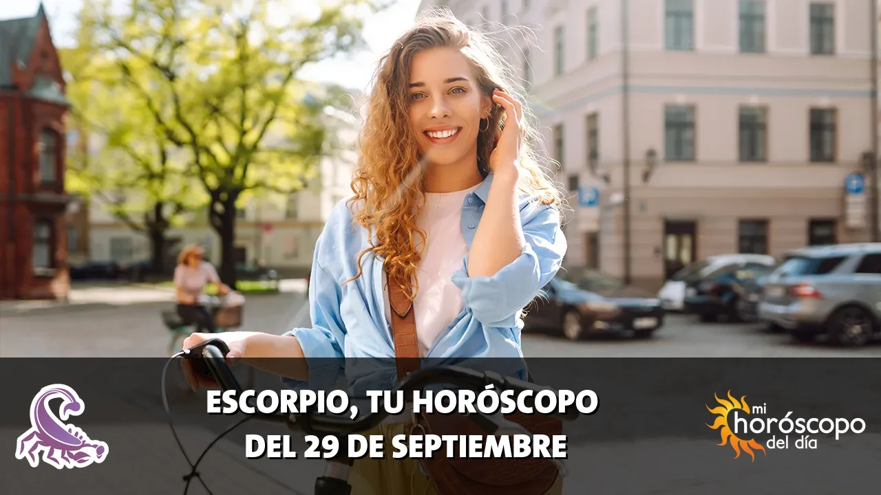 Horóscopo de Escorpio del martes 29 de septiembre de 2026
