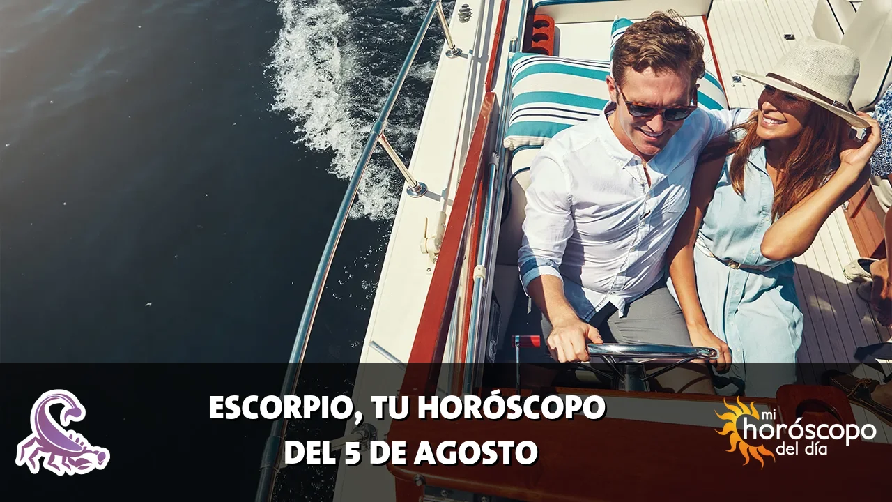 Horóscopo de Escorpio del miércoles 5 de agosto de 2026