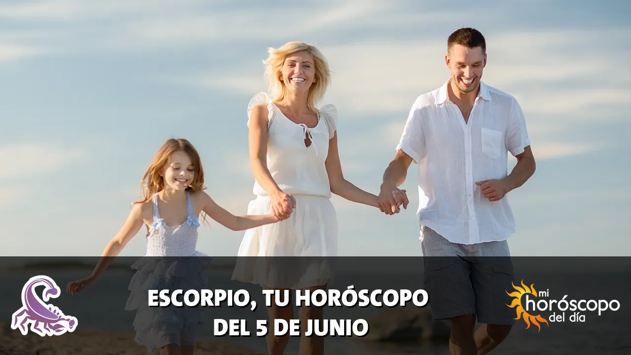 Horóscopo de Escorpio del viernes 5 de junio de 2026