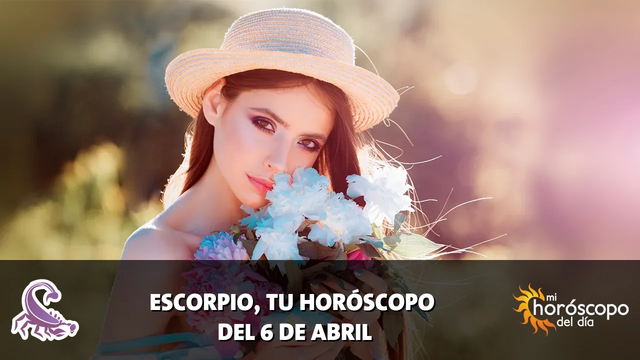 Horóscopo de Escorpio del lunes 6 de abril de 2026