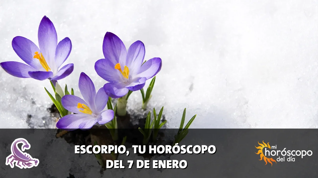 Horóscopo de Escorpio del miércoles 7 de enero de 2026