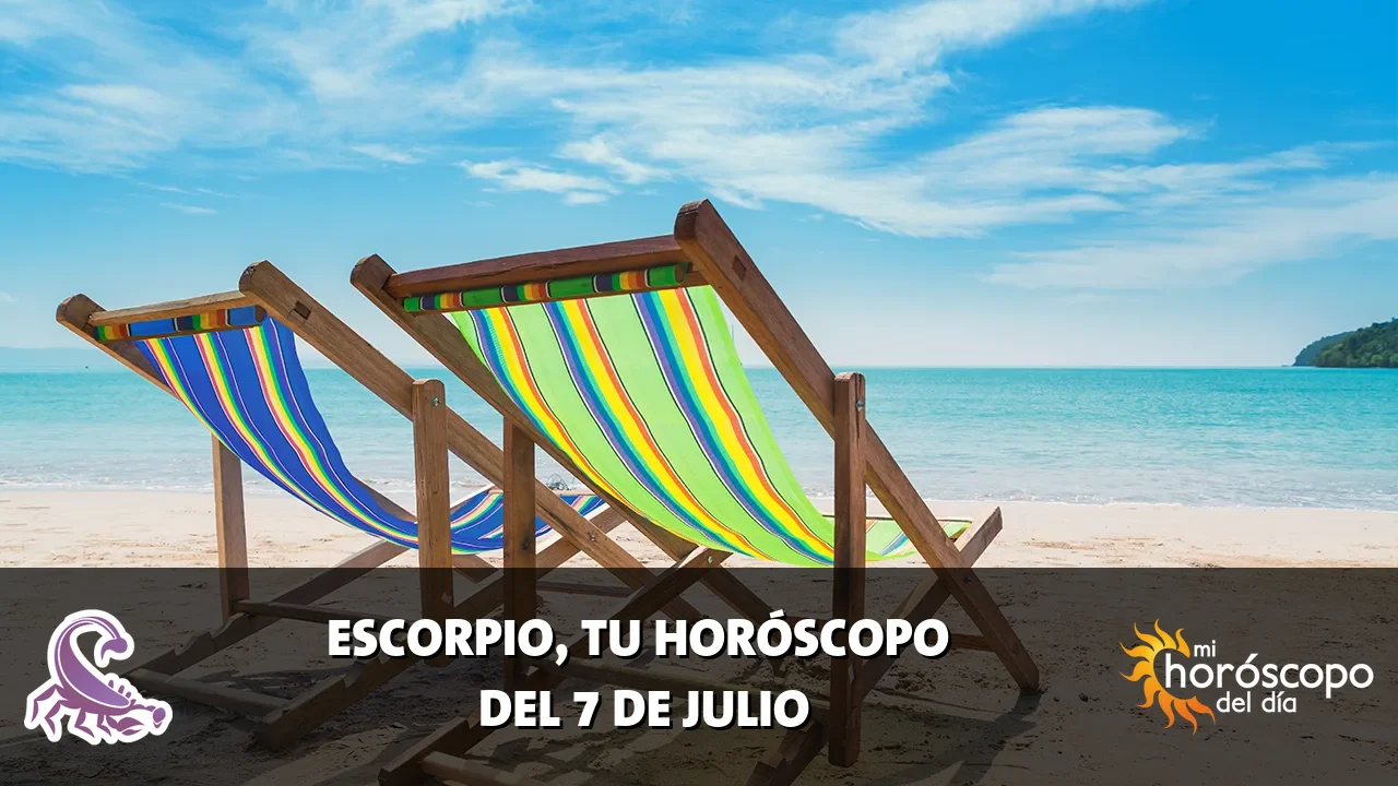 Horóscopo de Escorpio del martes 7 de julio de 2026