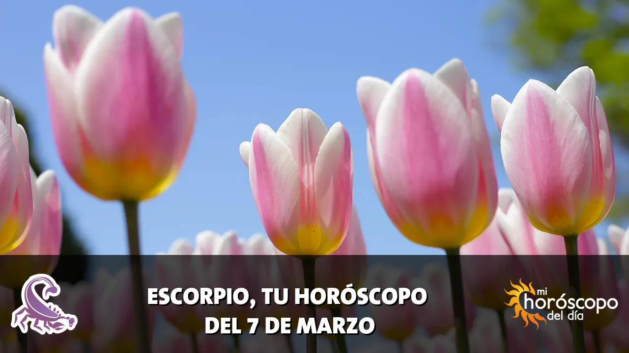 Horóscopo de Escorpio del sábado 7 de marzo de 2026