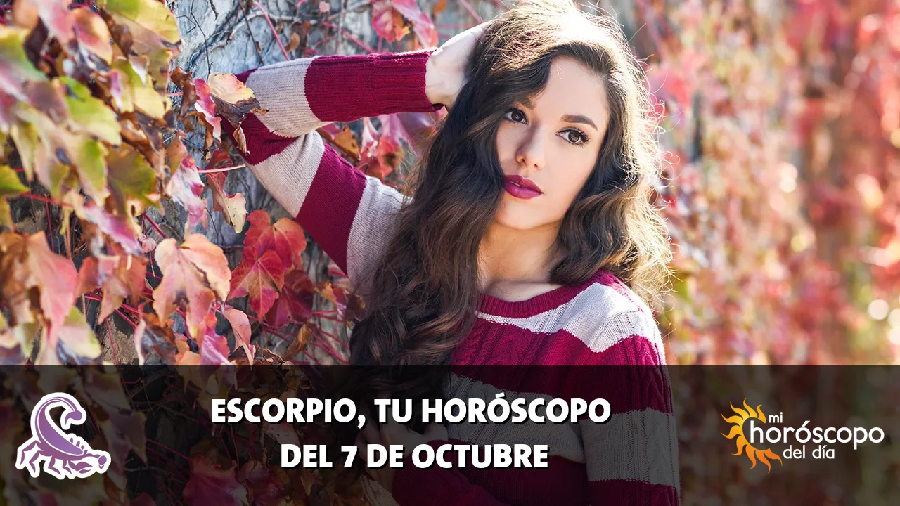Horóscopo de Escorpio del miércoles 7 de octubre de 2026