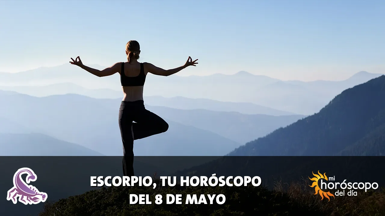 Horóscopo de Escorpio del viernes 8 de mayo de 2026