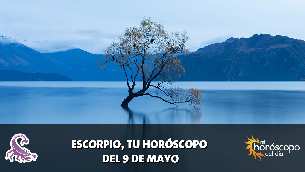 Horóscopo de Escorpio del sábado 9 de mayo de 2026