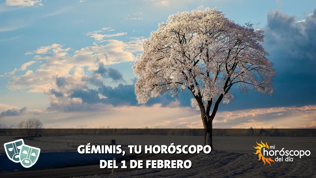 Horóscopo de Géminis del domingo 1 de febrero de 2026