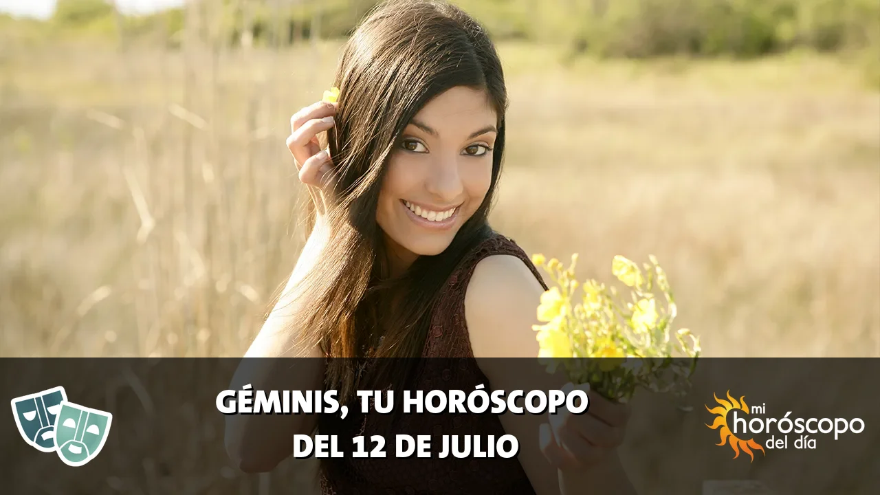 Horóscopo de Géminis del domingo 12 de julio de 2026