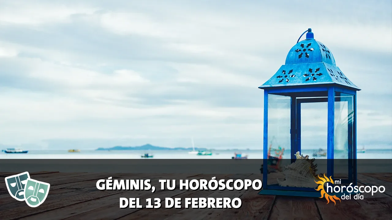 Horóscopo de Géminis del viernes 13 de febrero de 2026
