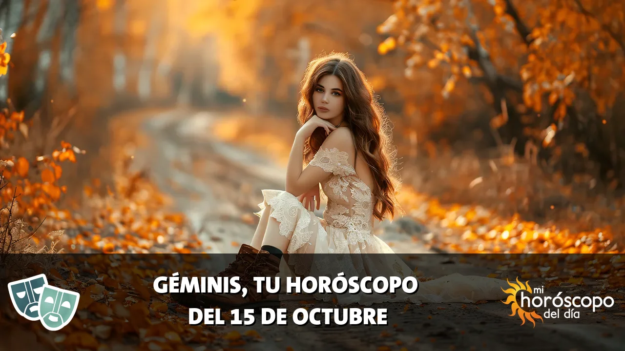Horóscopo de Géminis del jueves 15 de octubre de 2026