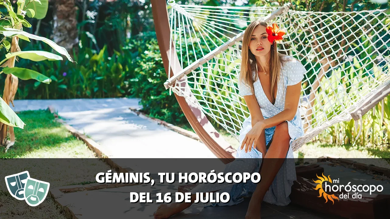 Horóscopo de Géminis del jueves 16 de julio de 2026