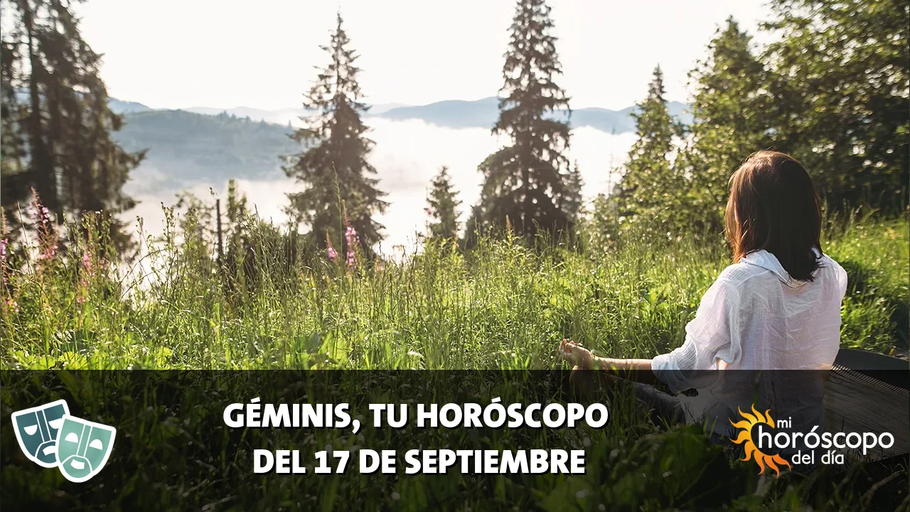 Horóscopo de Géminis del jueves 17 de septiembre de 2026