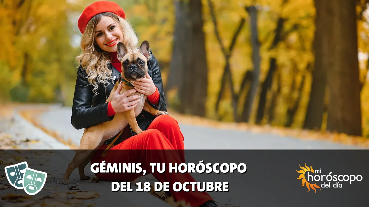 Horóscopo de Géminis del domingo 18 de octubre de 2026