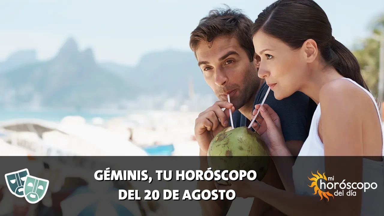 Horóscopo de Géminis del jueves 20 de agosto de 2026