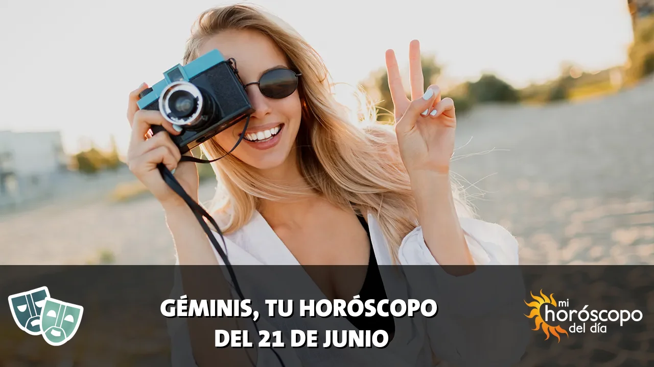 Horóscopo de Géminis del domingo 21 de junio de 2026