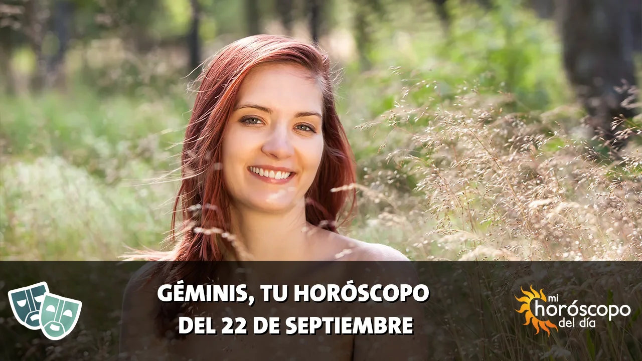 Horóscopo de Géminis del martes 22 de septiembre de 2026