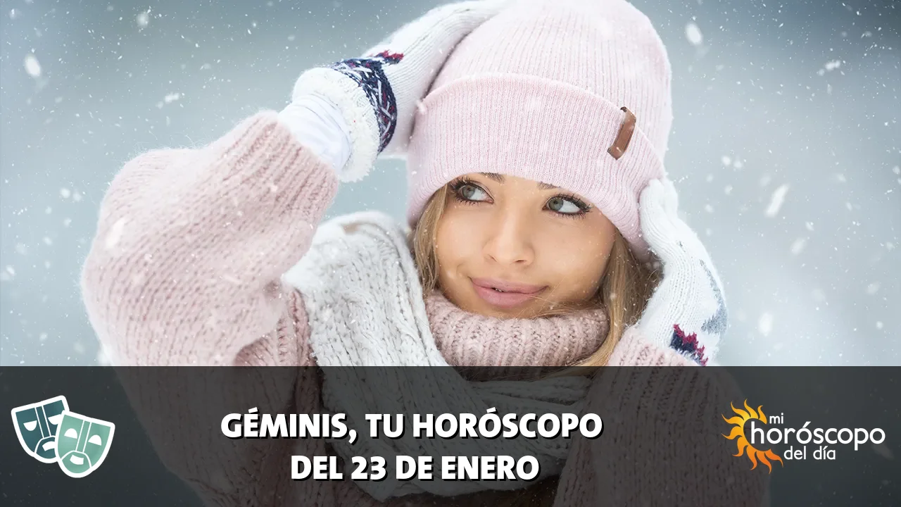 Horóscopo de Géminis del viernes 23 de enero de 2026